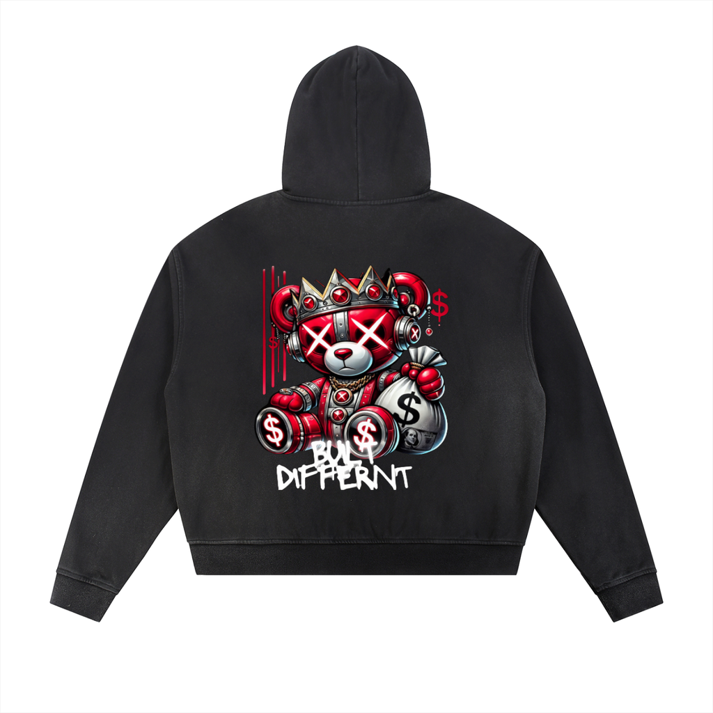 Built Different Zip Up Hoodie