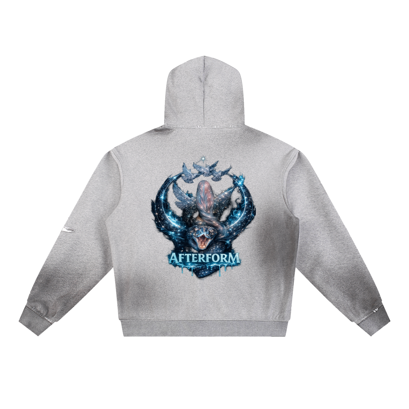 Sun Fade Frayed Fleece Hoodie